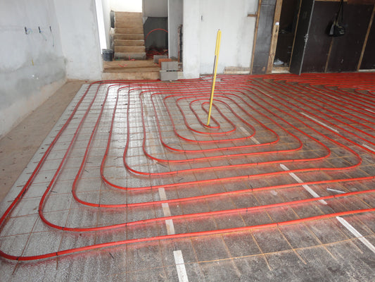 Projeto: Instalação de Piso Radiante Hidráulico - Casa na Barragem do Capingui