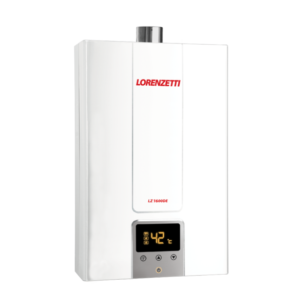 AQUECEDOR DE ÁGUA A GÁS DIGITAL, LORENZETTI, 15l/min, LZ1600DE, GLP