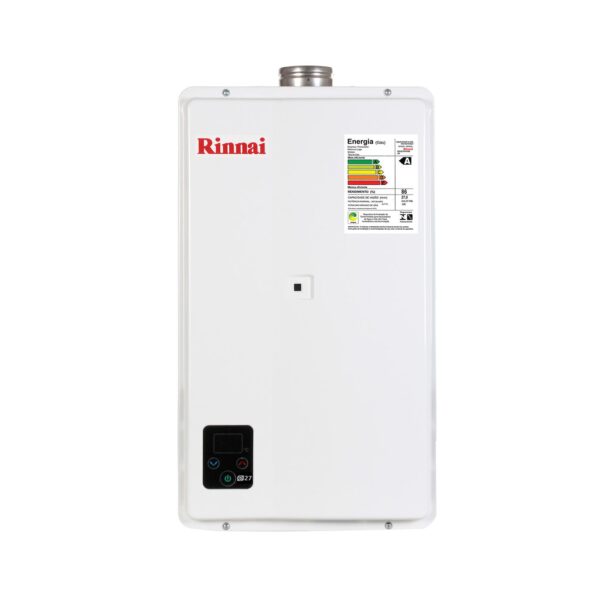 AQUECEDOR DE ÁGUA A GÁS, RINNAI, 27 l/min, E27