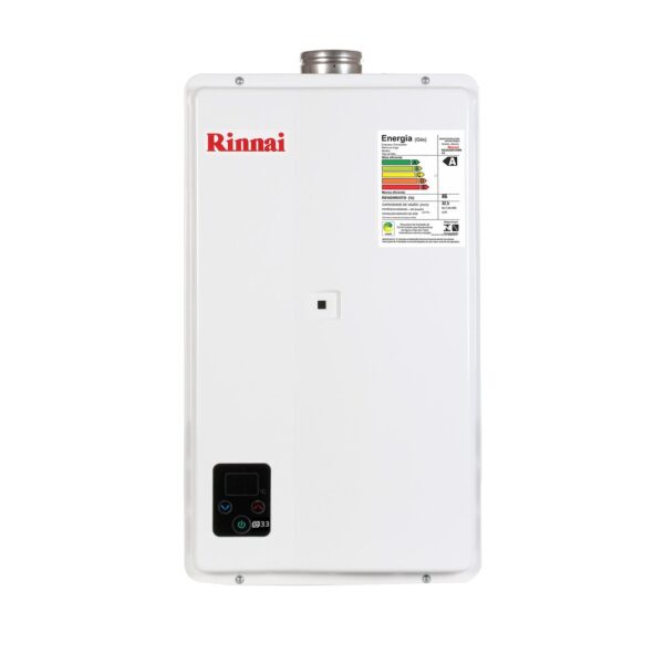 AQUECEDOR DE ÁGUA A GÁS, RINNAI, 33 l/min, E33