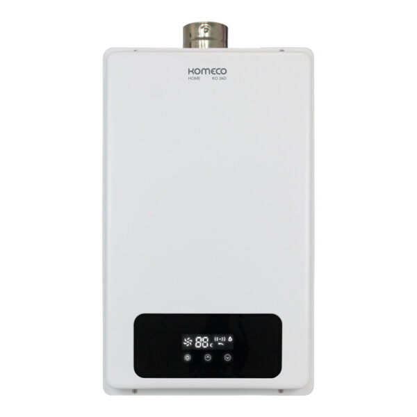 AQUECEDOR DE ÁGUA A GÁS DIGITAL, KOMECO, 26l/min, HOME Branco